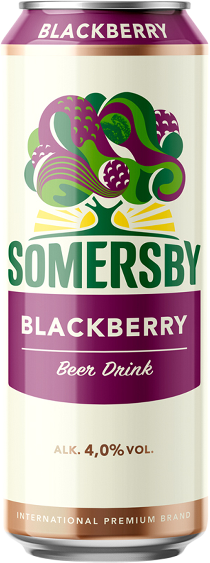 Пивной напиток Somersby Blackberry, кег 20л