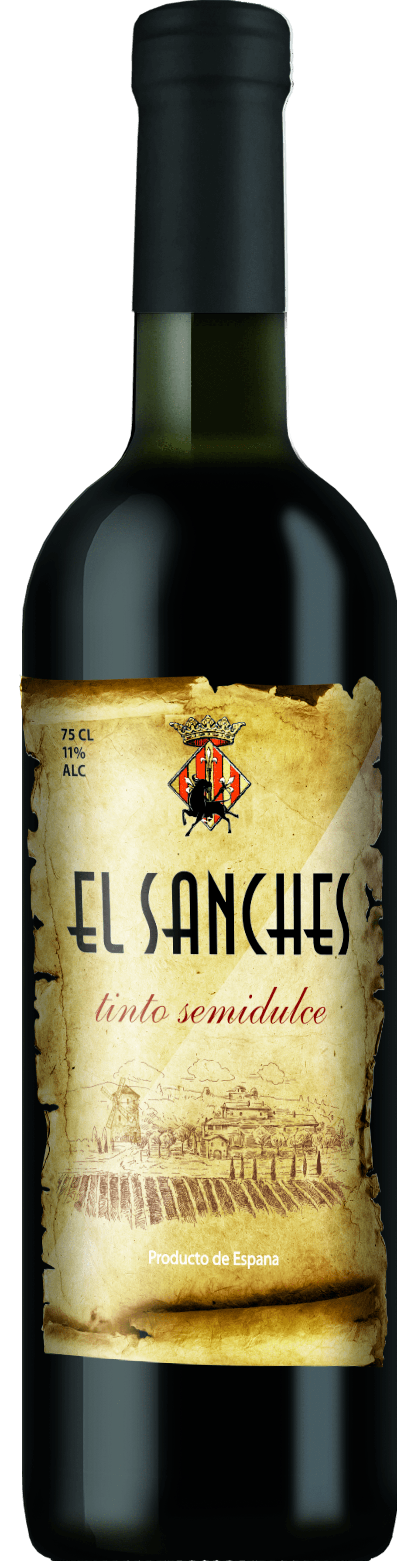 АКЦИЯ ВС (LUZON) Вино красное сухое El Sanches Tinto, бут
